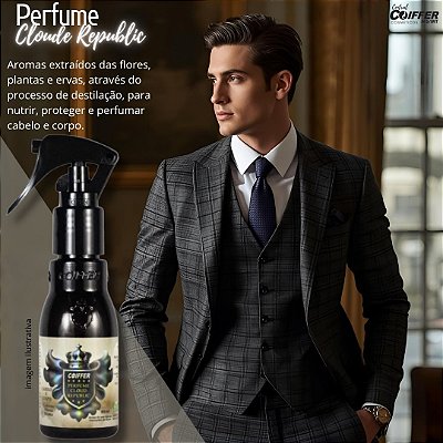 Perfume Cloud Republic 80 ml. Coiffer Cód. 6230