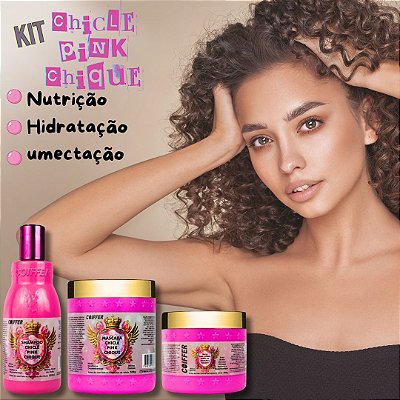 kit Clicle Pink Chique  c/ 3unid. Coiffer Cód. 6337
