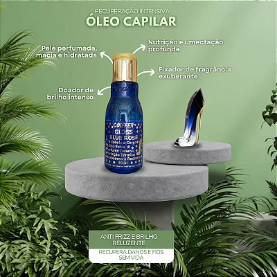 Óleo Blue Rose 80ml. Coiffer Cód. 5380