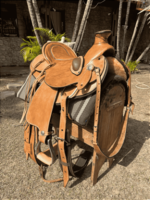 Sela Rancheira Wade Premium Personalizada + Manta QM Imports