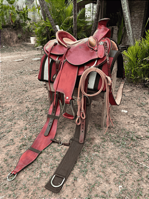 Sela Wade Rancheira Confort Luxo Espartano Profissional + Manta QM Imports