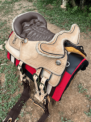 Arreio Muladeiro Prime Burrão Espartano + Manta QM Imports