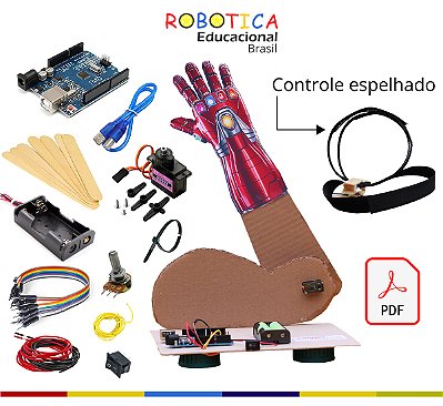 Braço com Controle Espelhado - Kit Robótica