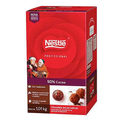 Chocolate em pó solúvel 50% Dois Frades NESTLÉ 1,01Kg