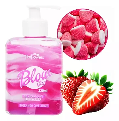 Blow Girl - Hot Flowers - Gel Hidratante Beijável - 320ml