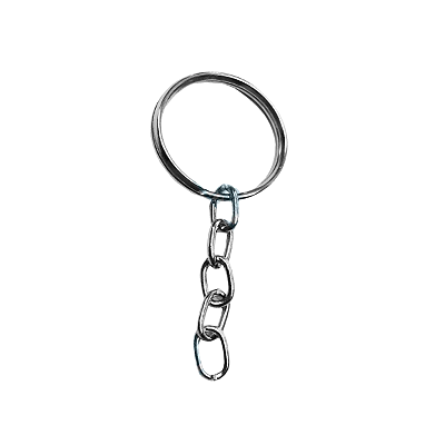 Kit com 100 Argolas 24mm com corrente