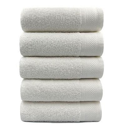 Toalha de Rosto Branca Soft