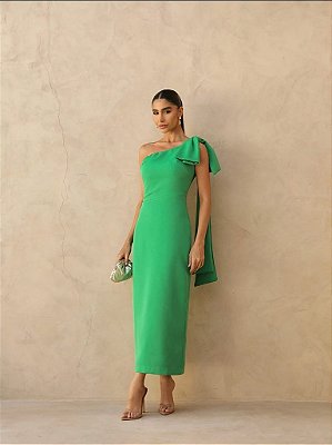 Vestido Midi Samanta Verde