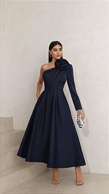 Vestido Midi Luxo Clarisse