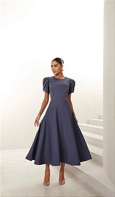 Vestido midi Althea Chumbo