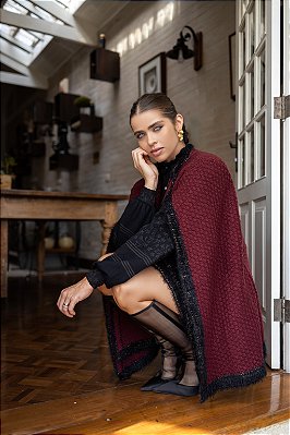 Conjunto TRICOT LUXO Keila Bordo