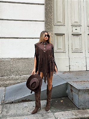 Trijunto Western Chic -Marrom