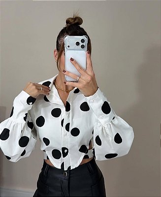 Camisa Cropped Luma póa