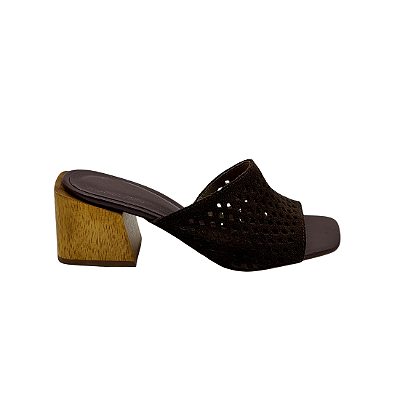 Tamanco Zoraia - Marrom