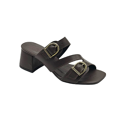 Tamanco Elisa - Marrom