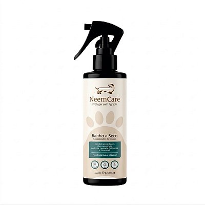 Banho a Seco para Cães e Gatos com Extrato de Neem | Higiene prática com neutralização de odores