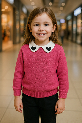 Conjunto Tricot Rosa