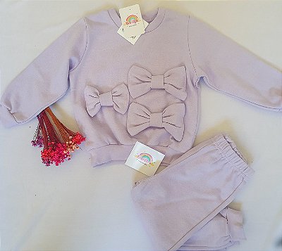 Conjunto Moletom Térmico - Lilás
