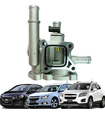 Carcaça Válvula Termostática Cruze Tracker 1.8 Sonic Ecotec