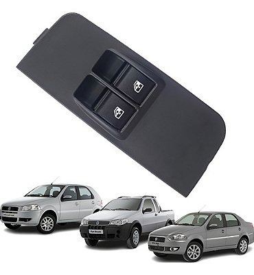 Botao Vidro Elétrico Fiat Palio Strada Siena 2004 A 2012