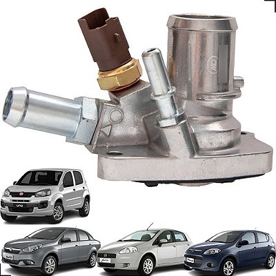 Válvula Termostática Palio Fire Evo Fiat Uno Fiorino 1.0 1.4