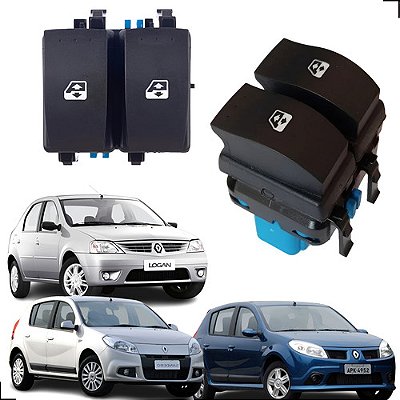 Botão Interruptor Duplo Vidro Elétrico Sandero Duster Logan