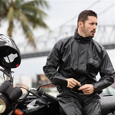 Conjunto Capa De Chuva Delta Flex Motoqueiro Moto Ciclista