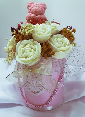 Arranjo de Rosas Brancas