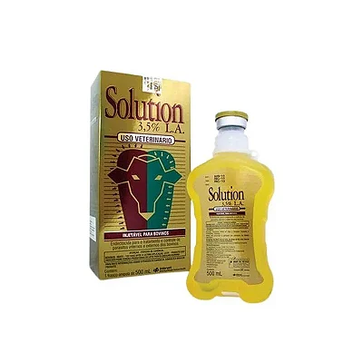 Solution L.a. 3,5% Inj. 500 Ml.