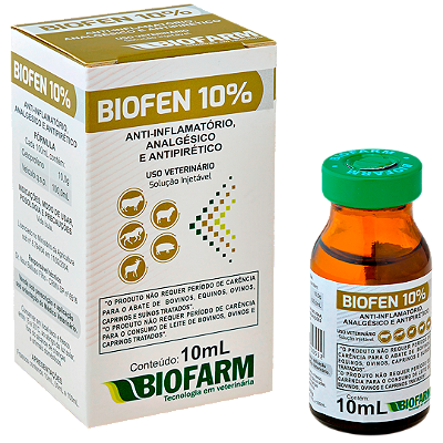 Biofen 10% - 100 Ml - Reg.8794/04 - Anim. de Prod - Lista Neg. - Pis/cofins 1014