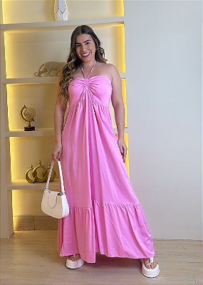 Vestido 2 em 1 - Rosa Bebê