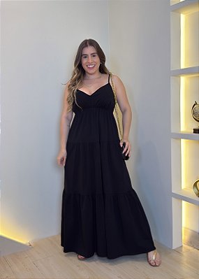 Vestido Sarja V - Preto