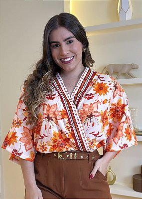 Blusa Multiforma - Laranja