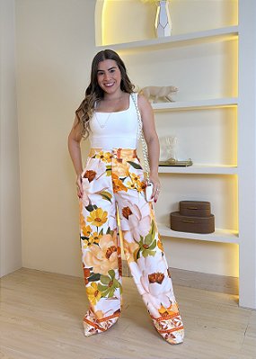 Calça Inspiração Farm Laranja
