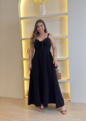 Vestido Marrant Amarração - Preto