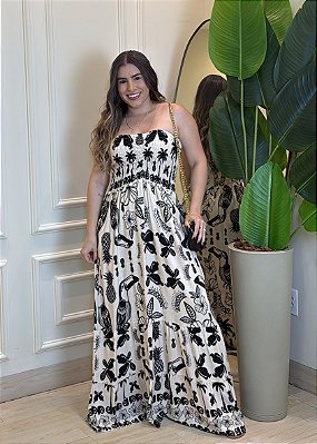 Vestido Elástico - Preto