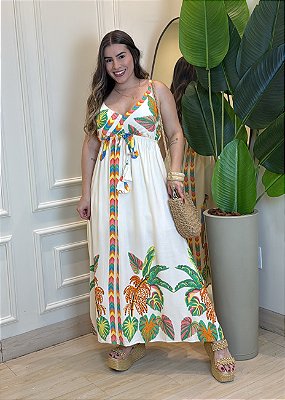 Vestido Alça Estampado - Estampa 2