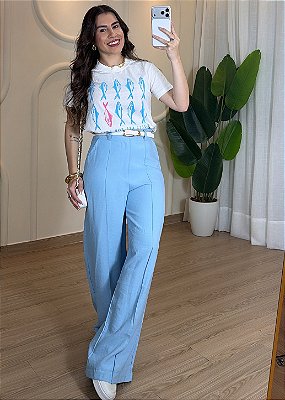 Calça Feminina Marrant - Azul Bebe