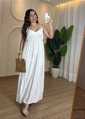 Vestido-Branco-em-Viscose-Sarjada-Decote-V-e-Marias-Tamanho-Unico