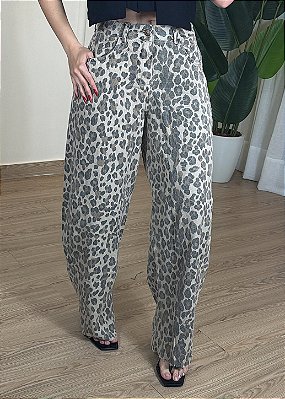 Calça Feminina Jeans Ballon Onça
