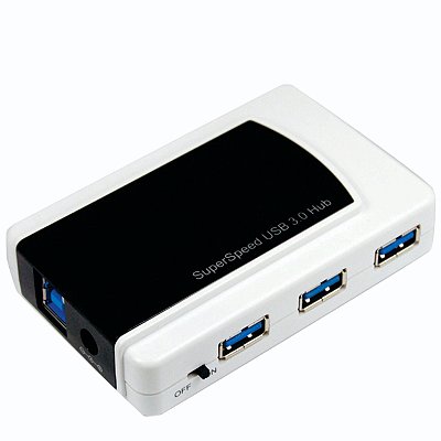 HUB USB 3.0 de 7 portas com fonte de alimentação
