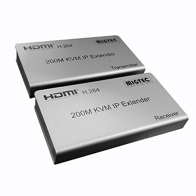 Extensor HDMI  200mt com função KVM IP