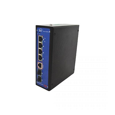 Switch Industrial 04 portas Poe GIGA + 02 SFP