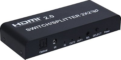 Switch/Splitter HDMI 2×2 4K 60 HZ
