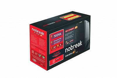 NOBREAK UPS COMPACT XPRO UNIVERSAL 1200VA 1BS 7AH