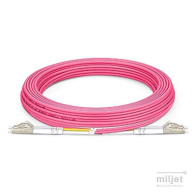 Cordão Óptico Multimodo OM4 LC/LC