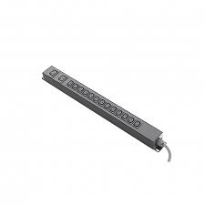 RÉGUA DE TOMADAS PDU 32A COM 15 TOMADAS PADRÃO IEC320 (13 TOMADAS C13 10A E 2 TOMADAS C19 16A)