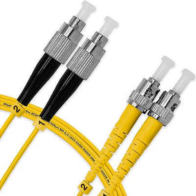 Cordão Óptico Monomodo FC para ST