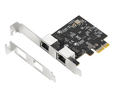 Placa de Rede 02 Portas Ethernet 2,5 Gbps