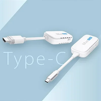 Kit Transmissor USB Tipo C para HDMI sem Fio